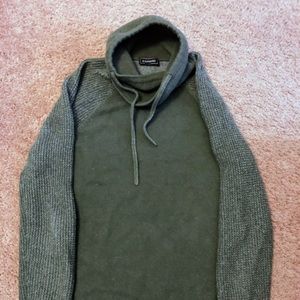 Express Medium Olive Green Sweater